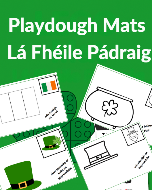 St. Patrick’s Day Playdough Mats – Printable Gaeilge Activity Pack