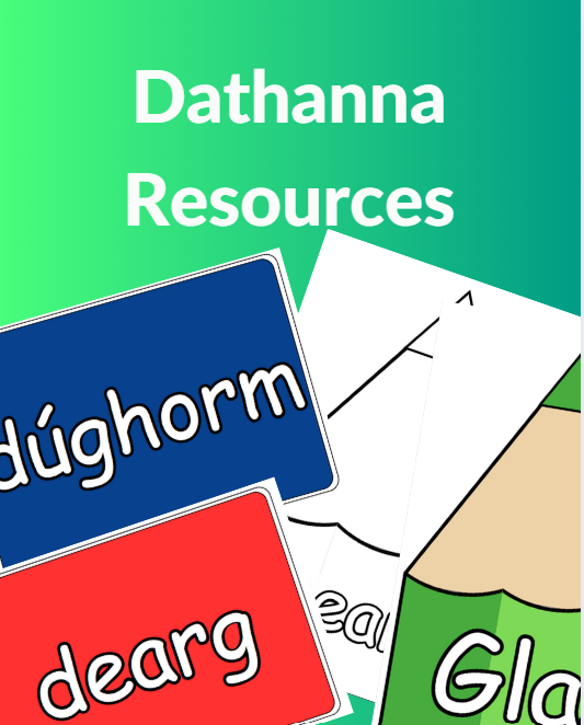 Colours in Irish – Display Pack (Bunting + Posters)