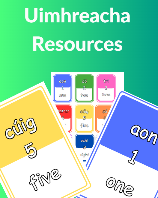 Numbers 1–10 Poster (Gaeilge & English | Printable Classroom Display)