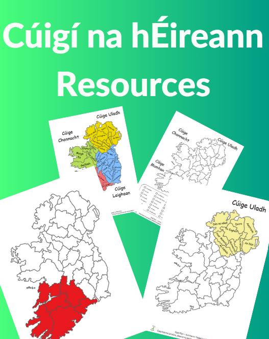 Cúigí na hÉireann – Printable Teaching Resource