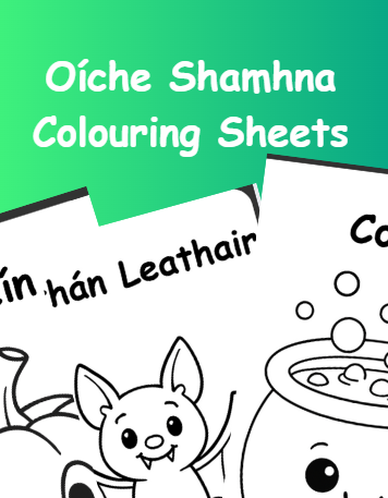 Oíche Shamhna Colouring Sheets