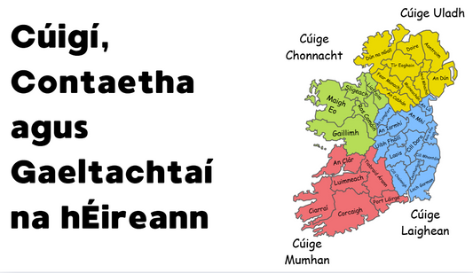 Cúigí, Contaetha agus Gaeltachtaí na hÉireann TÍR E. Presentation Rang 5-6